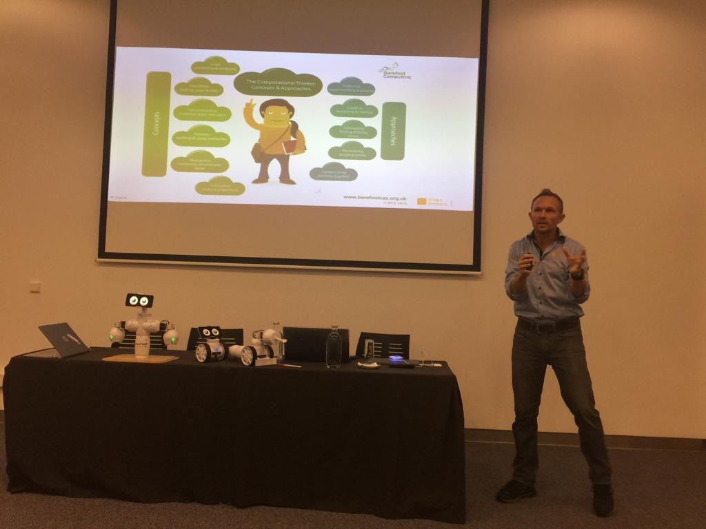 Jacob præsenterer teknologiforståelse med Computational Thinker model